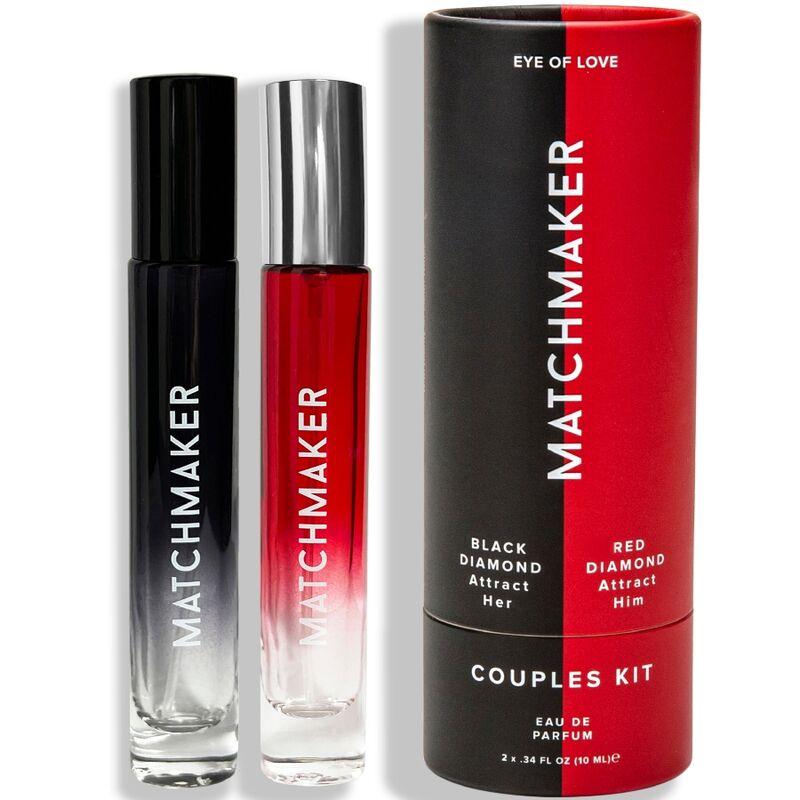 Eye of love - matchmaker pheromone 2pc set couples kit attract her & him 20 ml