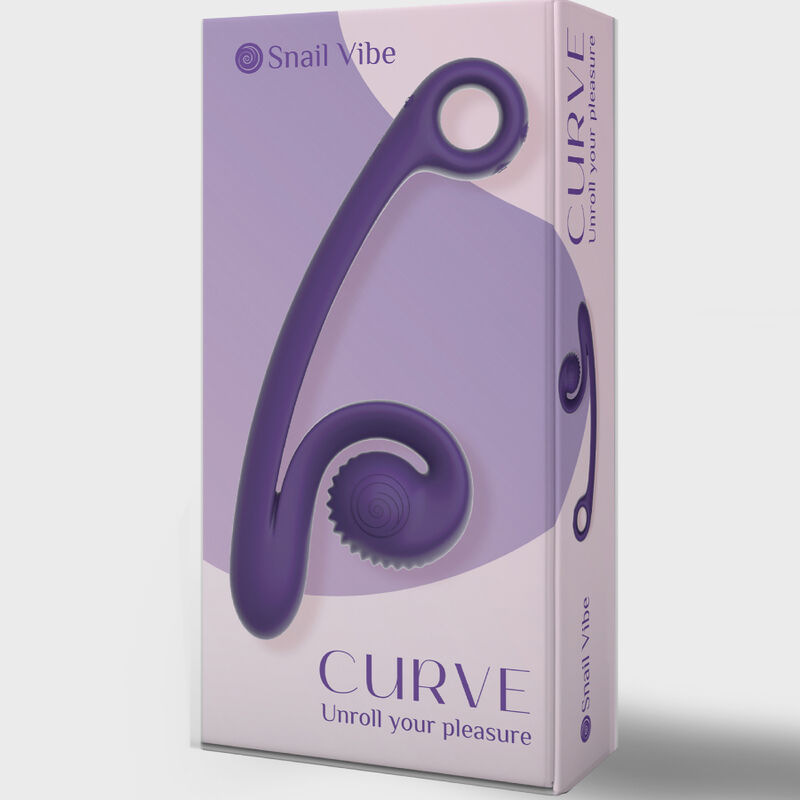 Snail vibe - curve vibrator purple 3