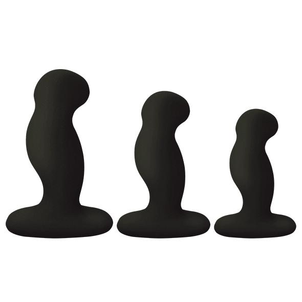 Nexus - G-Play Trio Plus Unisex Vibrator Pack S/M/L Black 7
