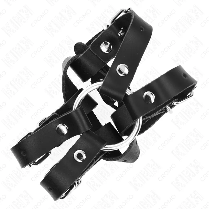 Kink - penis ring with multiple adjustable straps