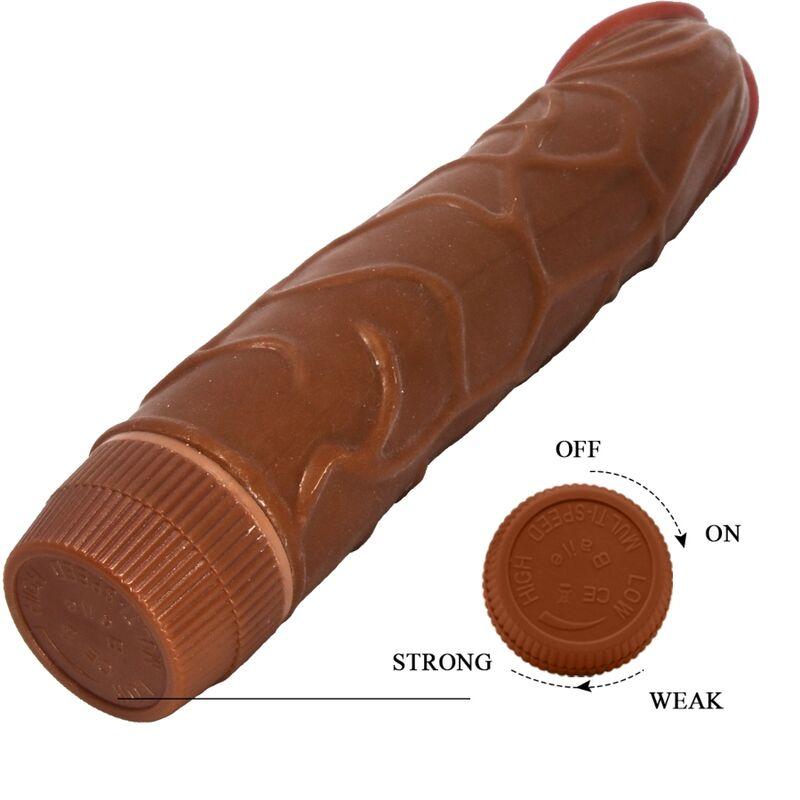 Baile - bob realistic vibrator 22.5 cm mulatto 4