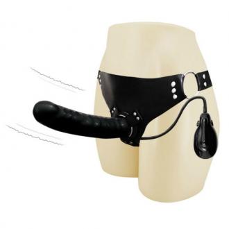 Baile Inflatable Vibrating Strap On With Automatic Pump Up.