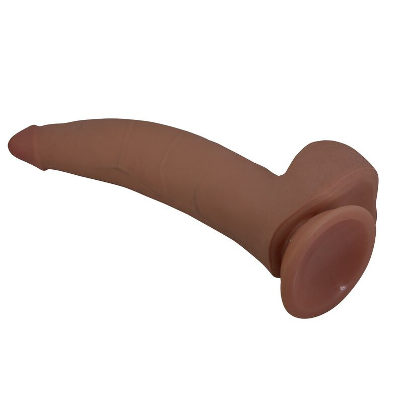 Pretty love - cuthbert realistic flexible dildo 20 cm Ø 5 cm tpe brown 4