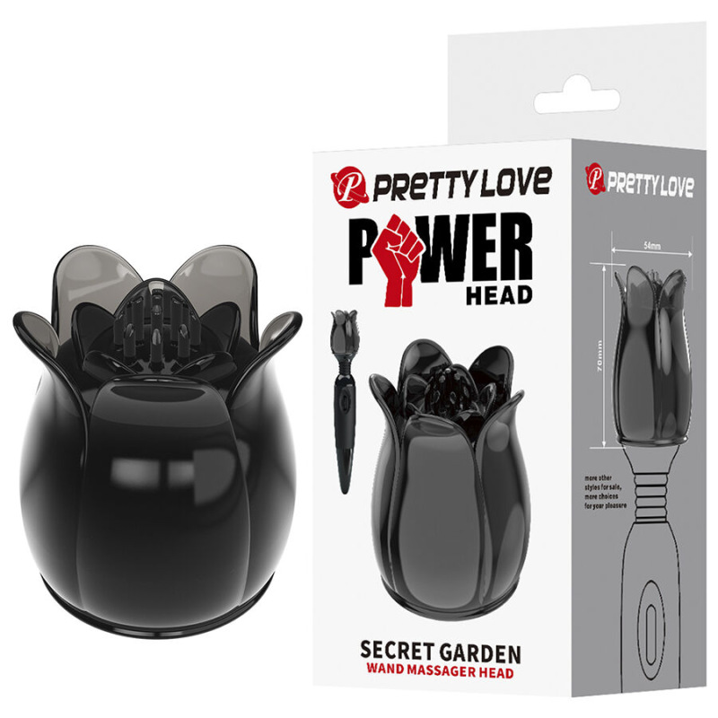 Pretty love - secret garden black massage head