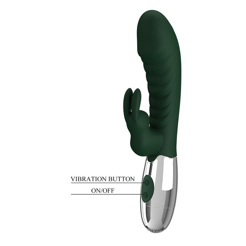 Pretty love - naughty bunny rabbit vibrator 30 functions usb rechargeable green 3
