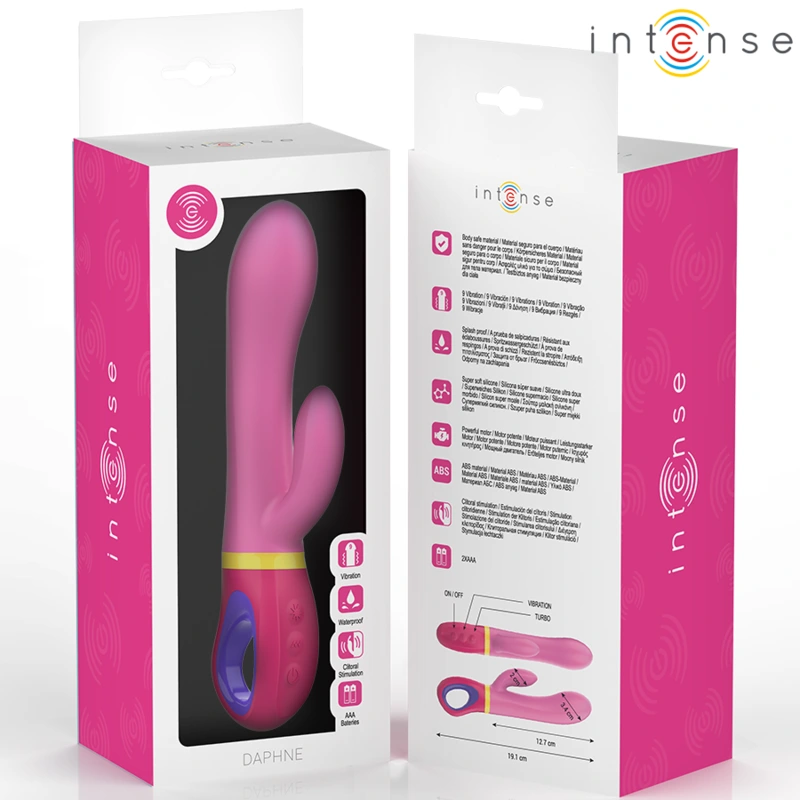 Intense - daphne pink rabbit vibrator 5