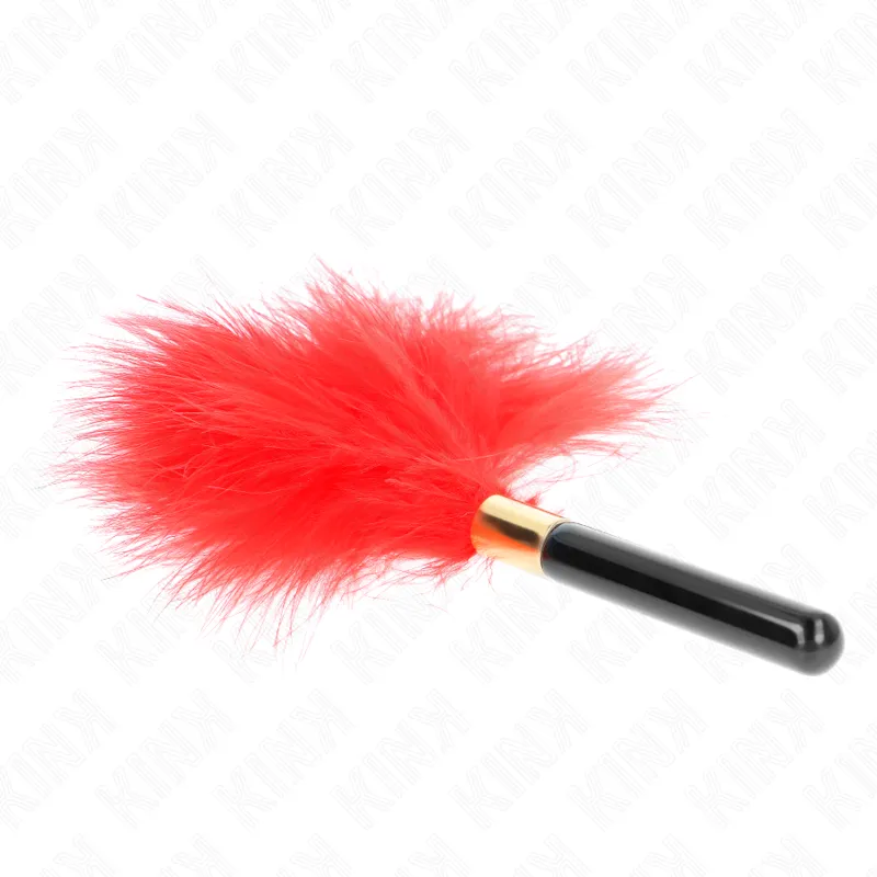 Kink - Red Gold Metal Tickle Feathers 18 Cm 2