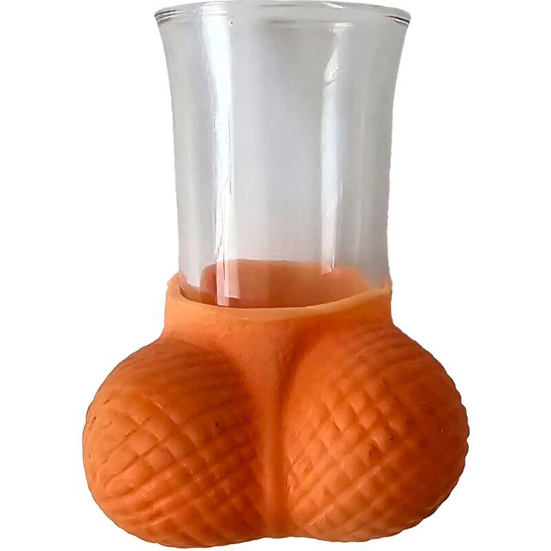 Diablo picante - glass shot glass with eggs flesh