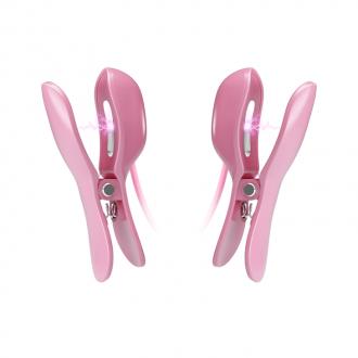 Romantic Wave Vibrating And Eletric Shock Nipple Clamps