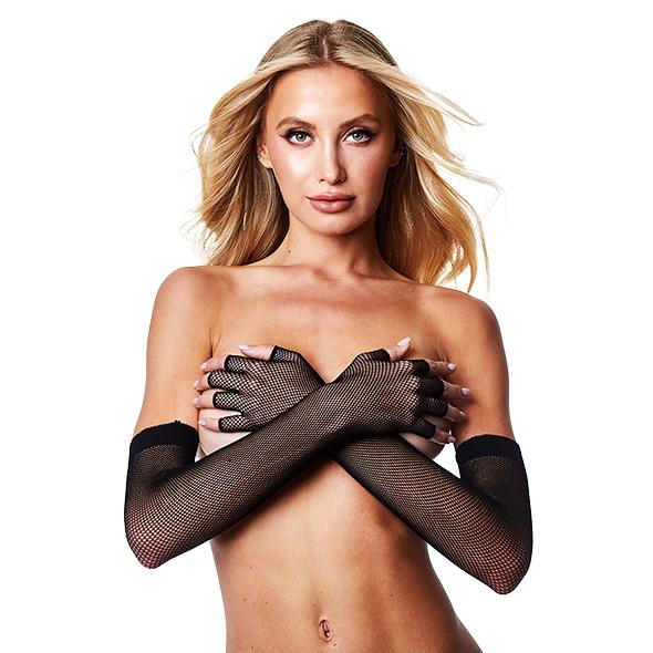 Baci Lingerie - Fingerless Fishnet Opera Glove