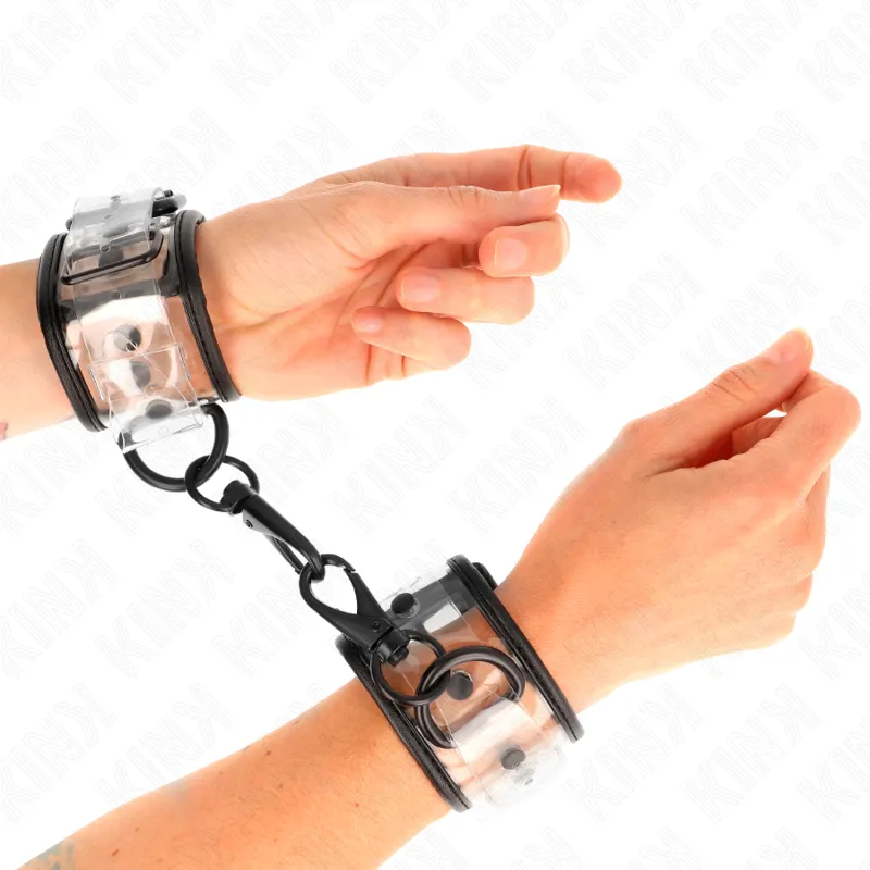 Kink - Clear Wrist Cuffs Adjustable 18-30 Cm X 5.5 Cm