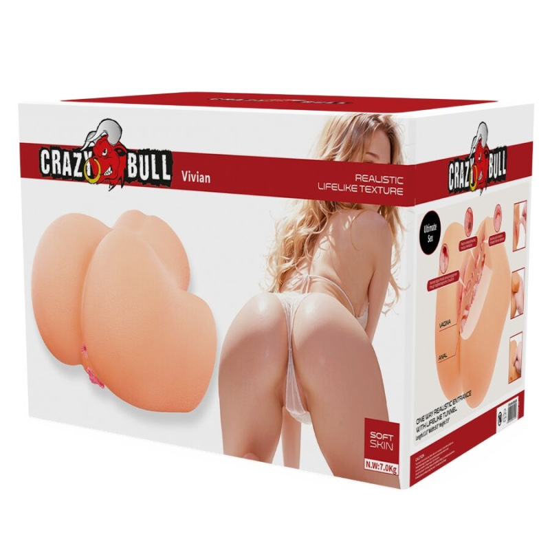 Crazy bull - anaid realistic female rear vagina and anal 7 kg 5