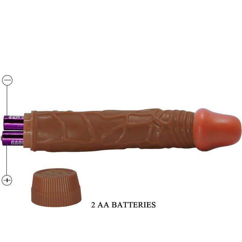 Baile - bob realistic vibrator 22.5 cm mulatto 2