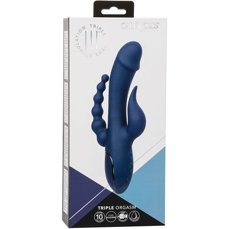 Calexotics - vibrator triple orgasm blue 10