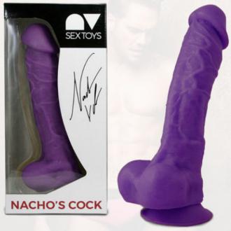 Nacho&S Cock Articulated 24cm Purple