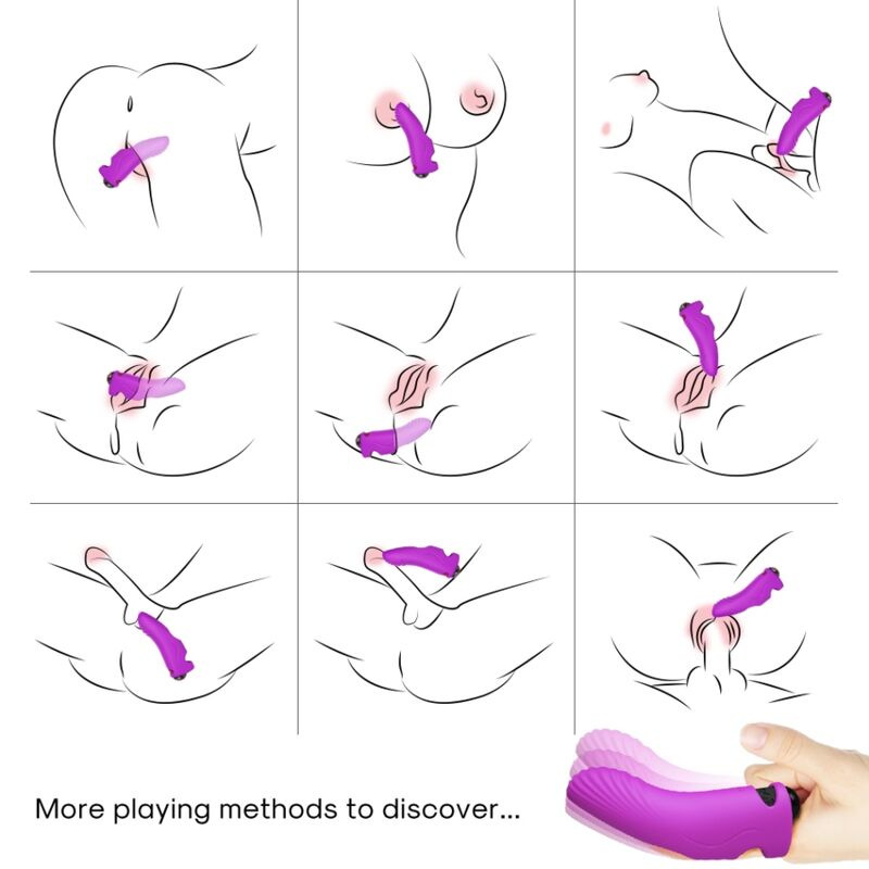 Armony - aurora vibrator finger purple 1