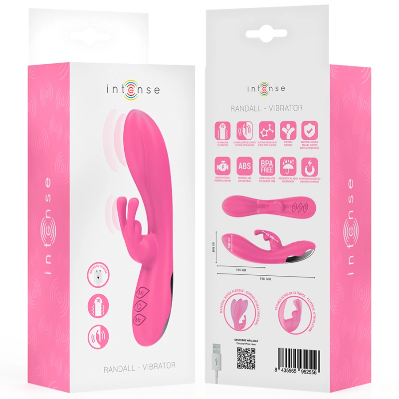 Intense - randall rabbit vibrator 10 vibrations pink 7