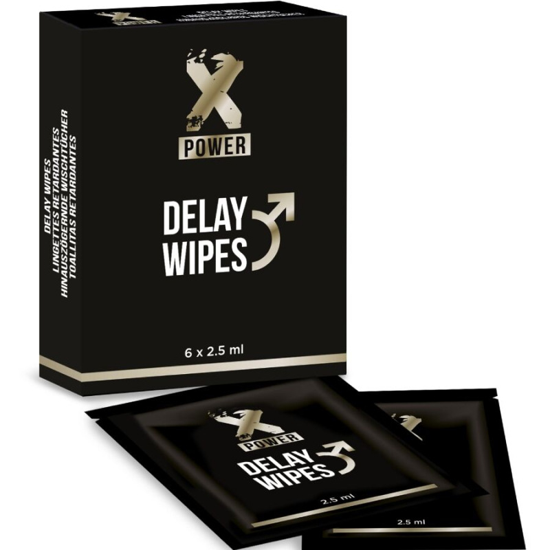 X Power - Delay Wipes 6 kusov