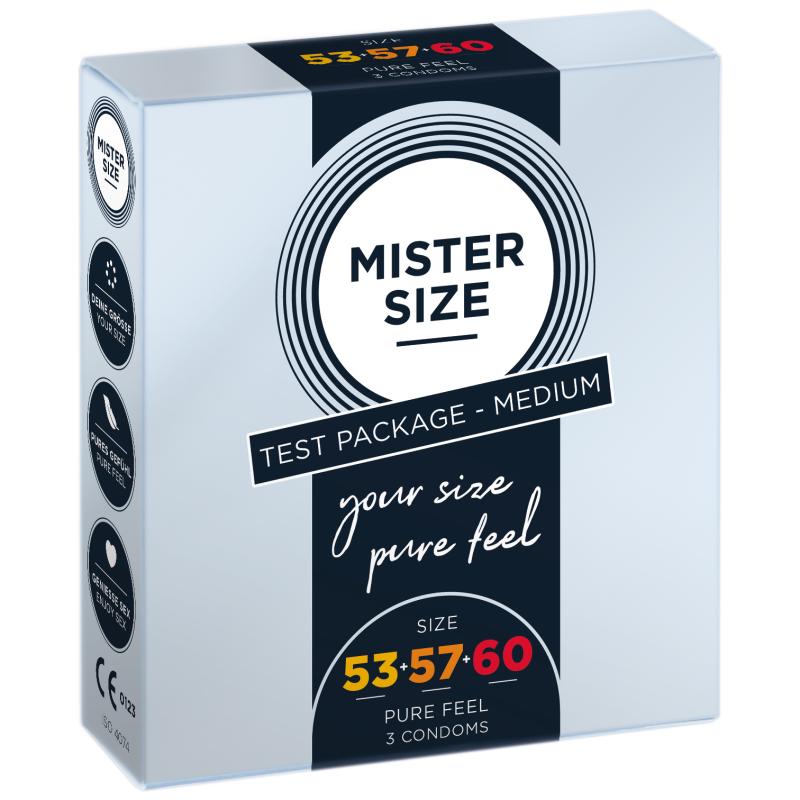 Mister Size - Test Box Condom Size 53-57-60 (M/L/Xl) 3 Condoms 4