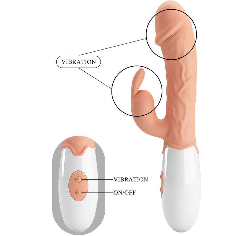 Pretty love - easter bunny vibrator with stimulator 7