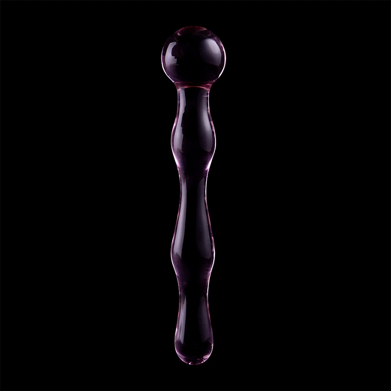 Nebula series by ibiza - model 13 dildo borosilicate glass pink 18 cm -o- 3.5 cm 6