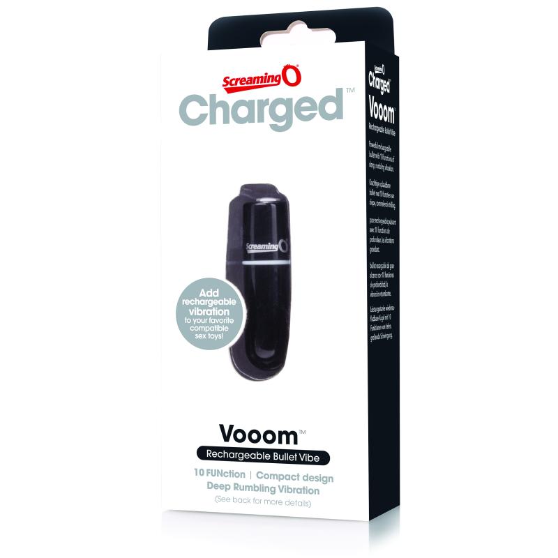 The Screaming O - Charged Vooom Rechargeable Bullet Vibe Bla 4