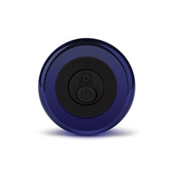 Glas - Rechargeable Remote Controlled  Vibrating Beaded Butt - Sklenený Análny Kolík