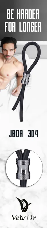 Velv&Apos;Or - Jboa 305 Adjustable Cock Ring Black 28