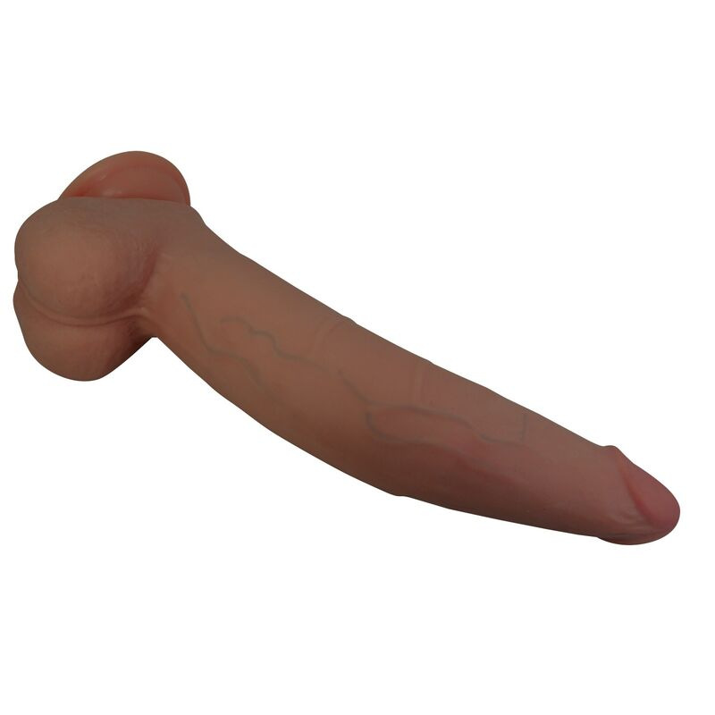 Pretty love - cuthbert realistic flexible dildo 20 cm Ø 5 cm tpe brown 3