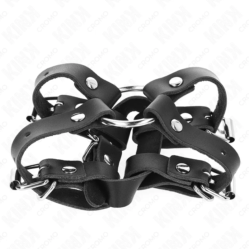 Kink - penis ring with multiple adjustable straps