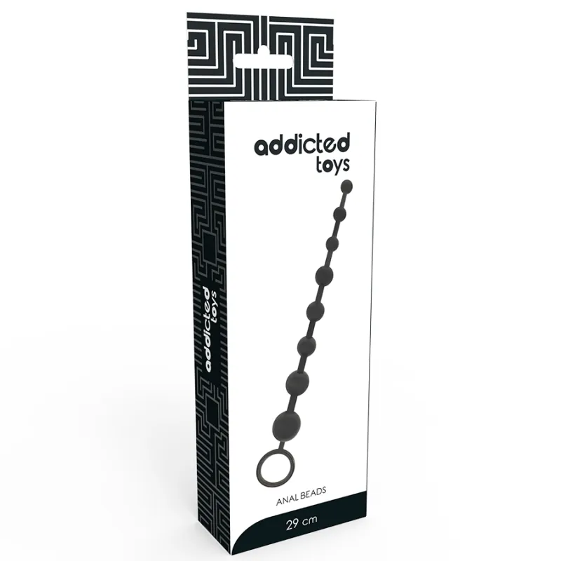 Addicted toys - anal beads 29 cm black