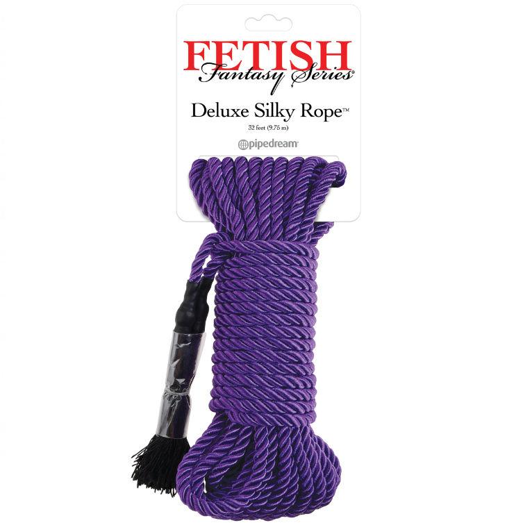 Fetish Fantasy Series Deluxe Silk Rope Purple 10m - Lano