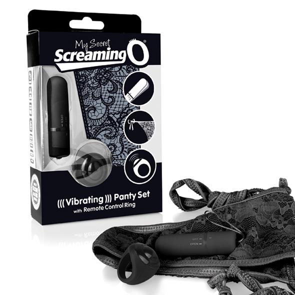 The Screaming O - Remote Control Panty Vibe Black - Vibračné Nohavičky 1