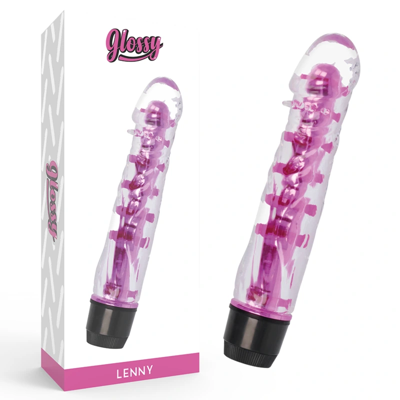 Glossy - lenny vibrator pink