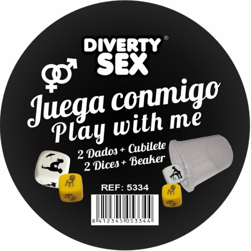 Diablo picante - dice game place + hetero positions with cup