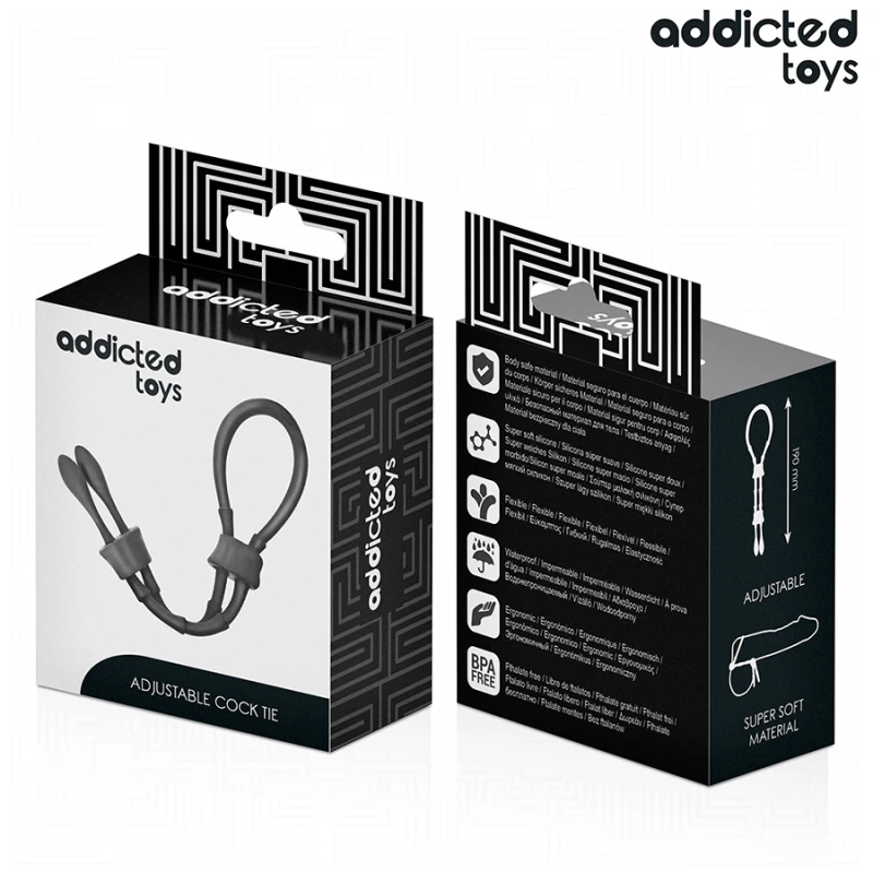 Addicted toys - adjustable silicone rope for the penis 6