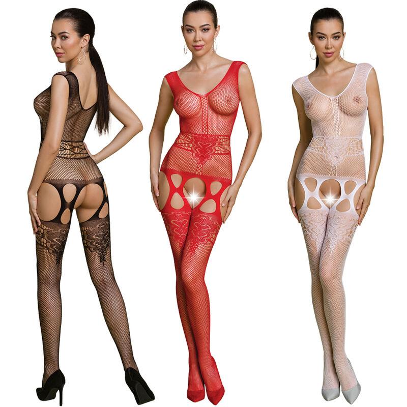 Passion - Eco Collection Bodystocking Eco Bs014 White