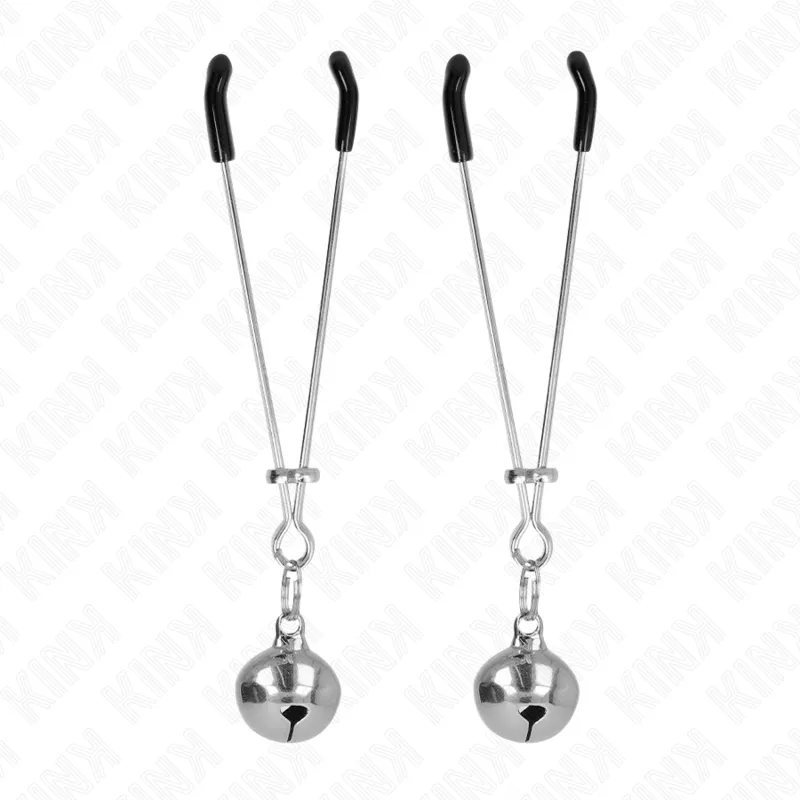 Kink - Thin Bell Nipple Clamps Silver 7 Cm