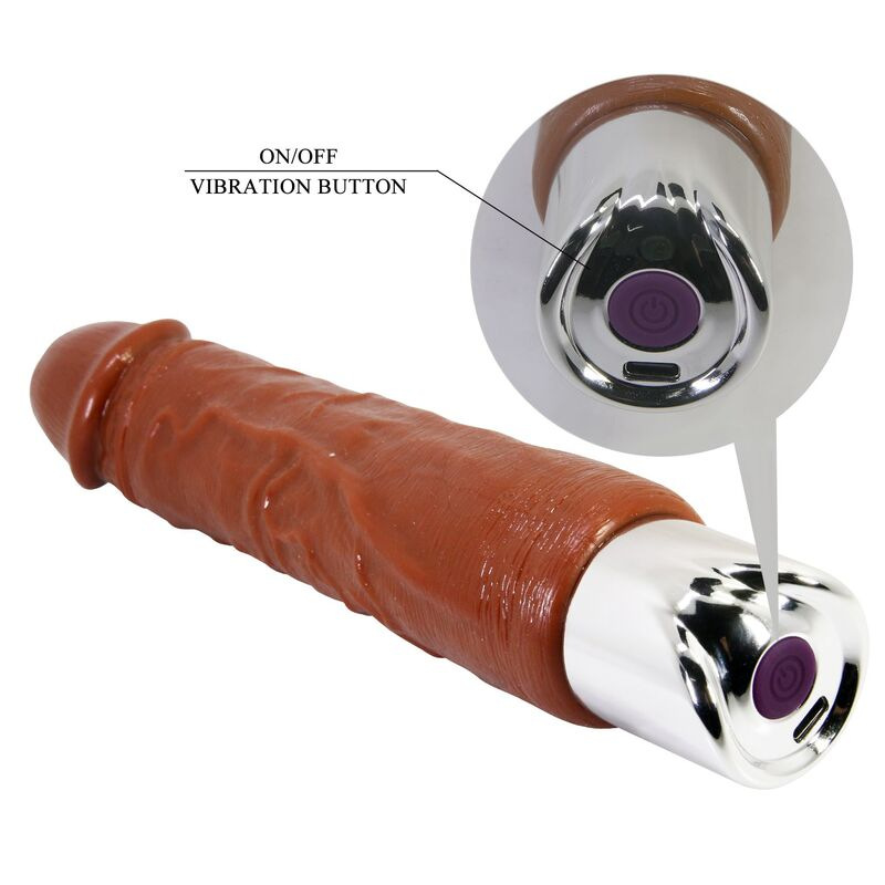 Pretty love - pro realistic vibrator 23.5 cm Ø 4.8 cm brown 1