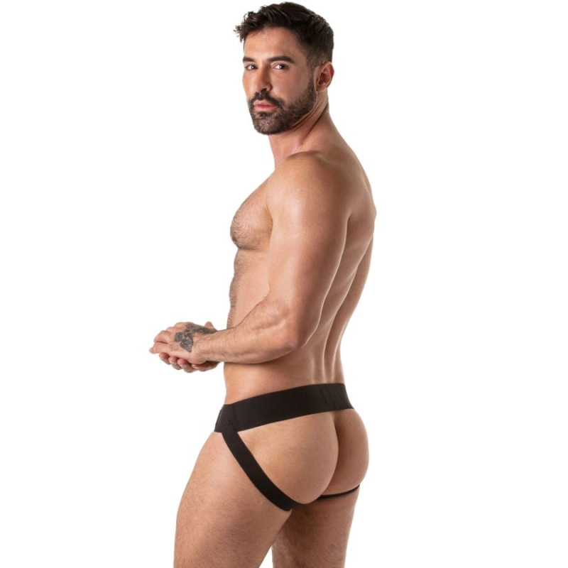 Locker gear - wide waistband jockstrap blue m 1