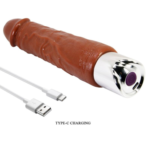 Pretty love - pro realistic vibrator 23.5 cm Ø 4.8 cm brown 7