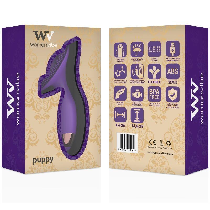 Womanvibe Puppy Rechargeable Silicone Stimulator 1