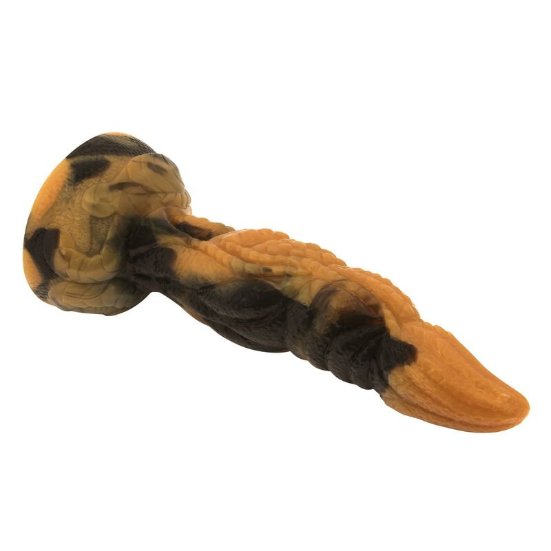 Power monsters - tyrannosaurus bicolor fantasy silicone dildo 20.5 cm Ø 5 cm 4