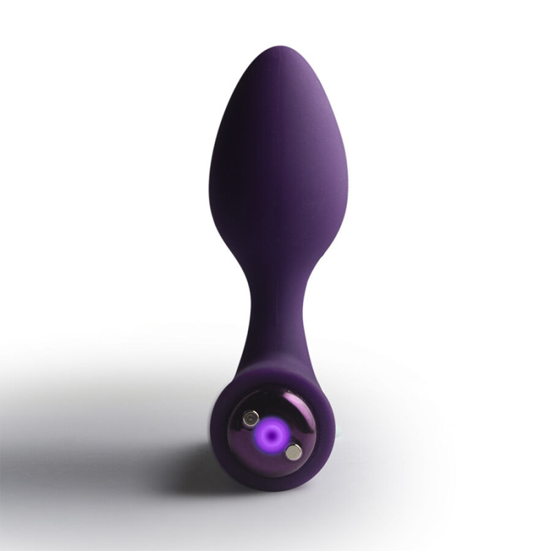 Rocks-off - nova solaris rechargeable slim & powerful anal plug 16 function purple 5