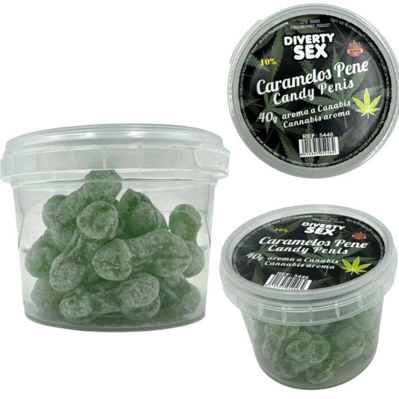Diablo goloso - 20 penis candies cannabis aroma