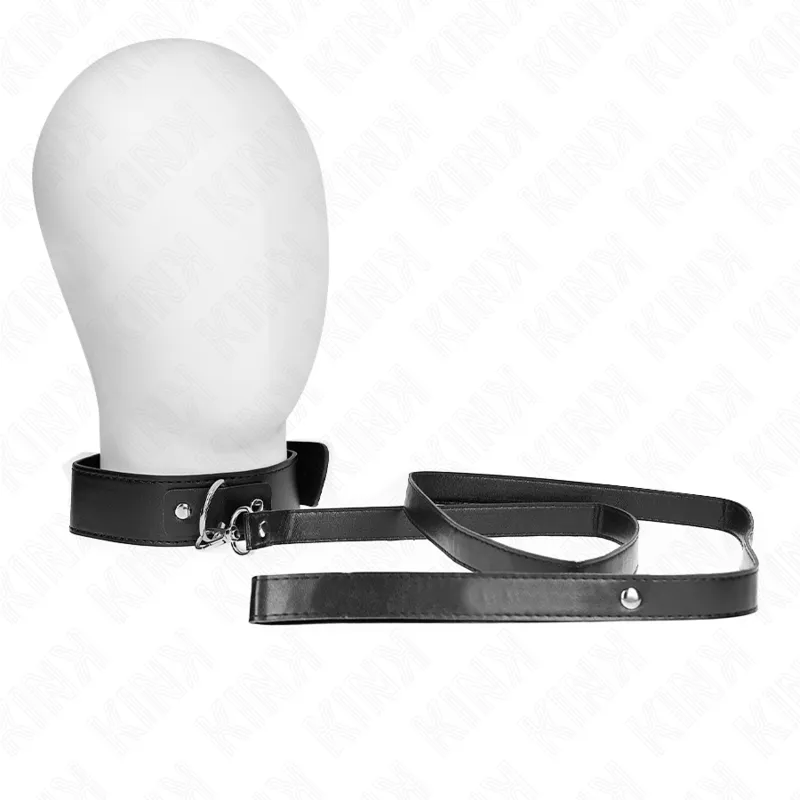 Kink - Necklace With Belt 116 Cm Black Strap Adjustable 32-50 Cm X 8 Cm 1