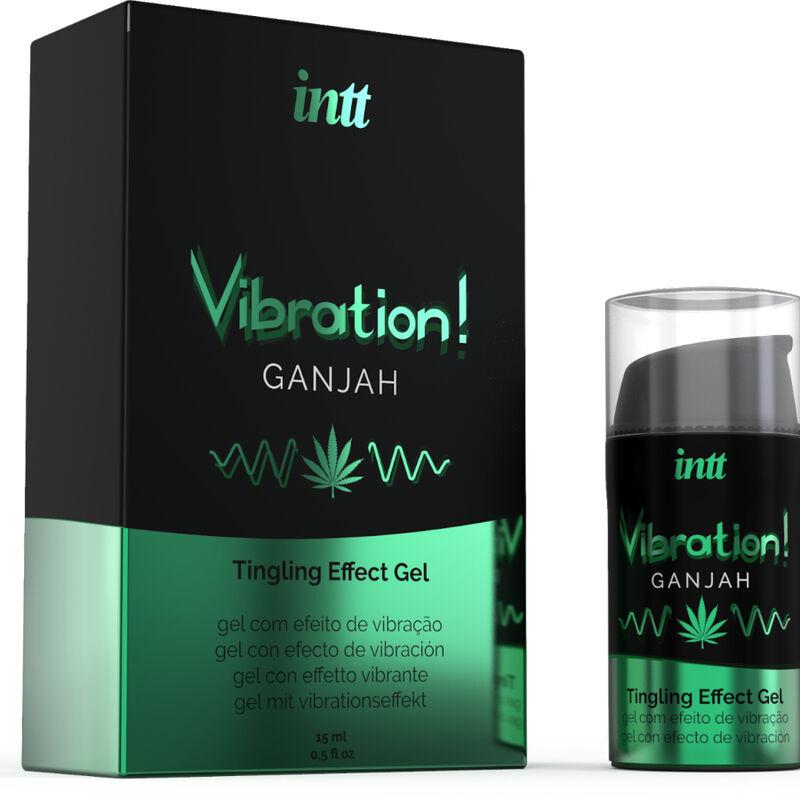 Intt - Powerful Intimate Stimulant Liquid Vibrating Gel Cannabis 15ml 1
