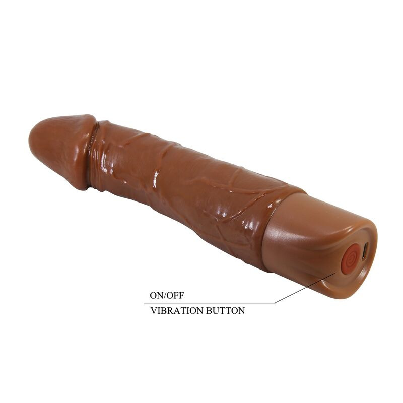 Pretty love - donald realistic vibrator 19.5 cm Ø 4 cm brown 8