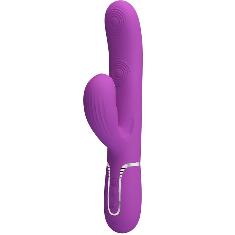 Pretty love - perlita 3 in 1 multifunction rabbit vibrator purple