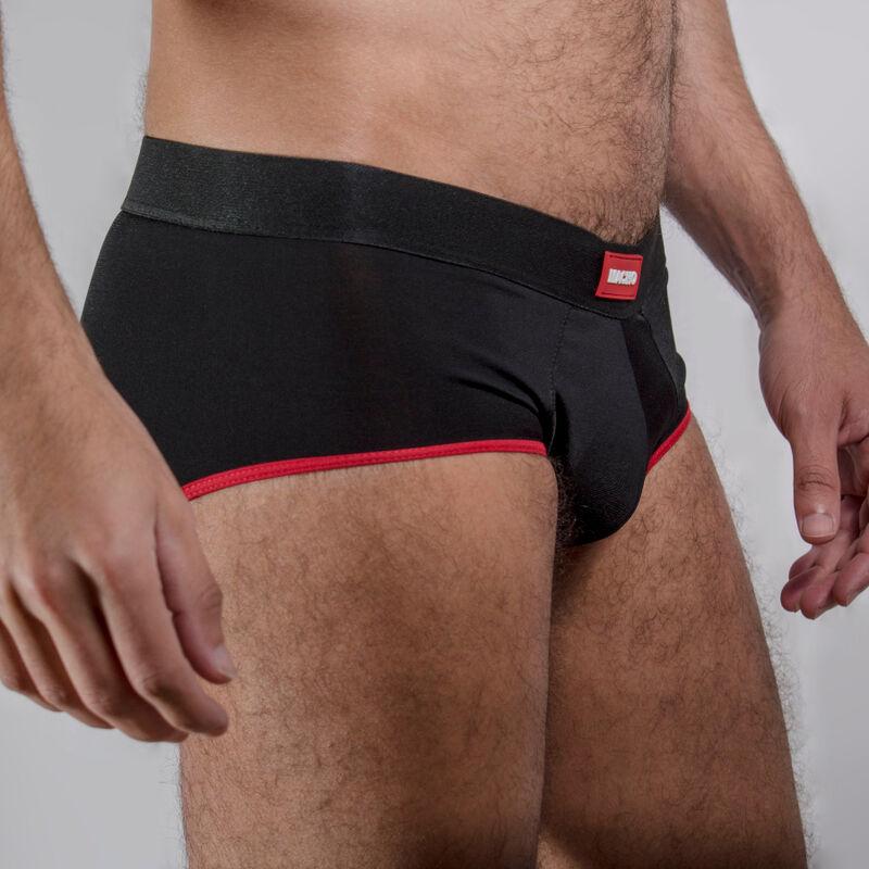 Macho Ms24a Slip Brief Dark Red M